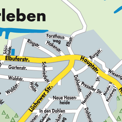 Stadtplan Gorleben