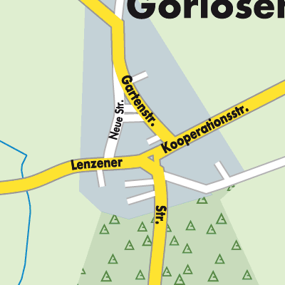 Stadtplan Gorlosen
