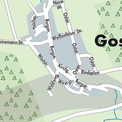 Stadtplan Goseck