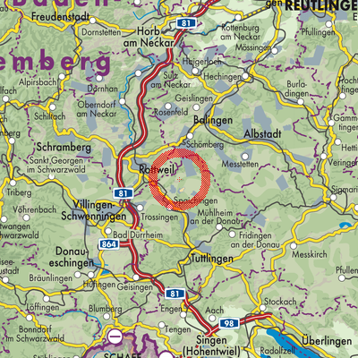 Landkarte Gosheim