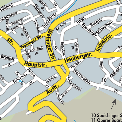 Stadtplan Gosheim