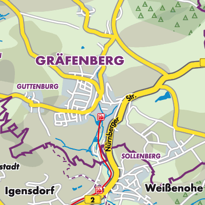 Übersichtsplan Gräfenberg