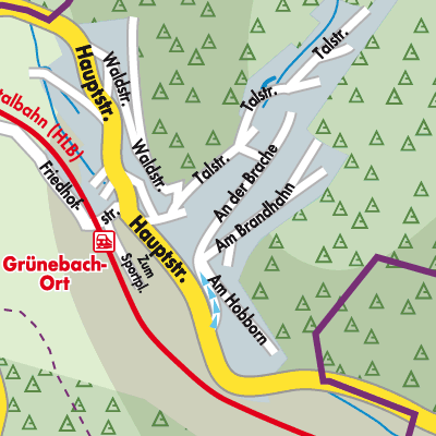 Stadtplan Grünebach