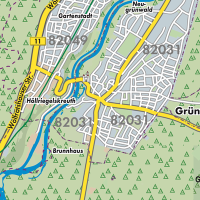 Übersichtsplan Grünwald