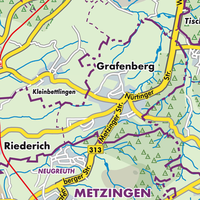 Übersichtsplan Grafenberg