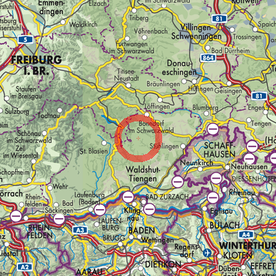 Landkarte Grafenhausen