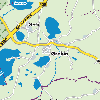 Übersichtsplan Grebin