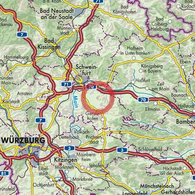 Landkarte Grettstadt