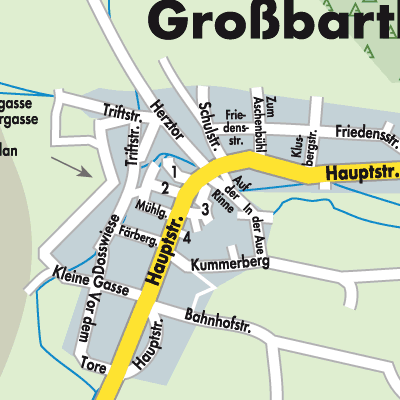 Stadtplan Großbartloff