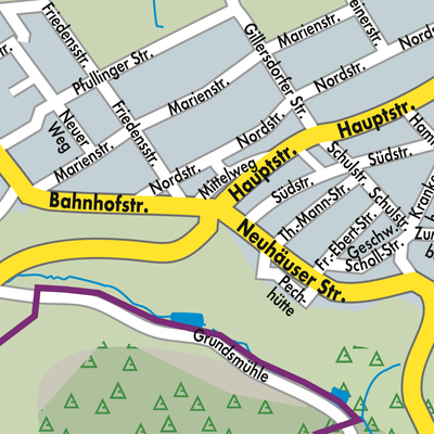 Stadtplan Großbreitenbach