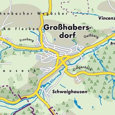 Übersichtsplan Großhabersdorf