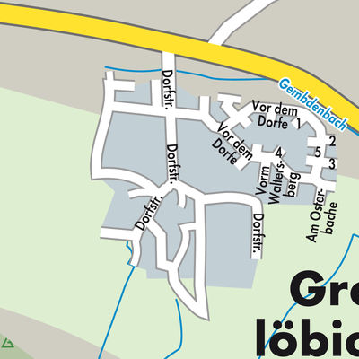 Stadtplan Großlöbichau