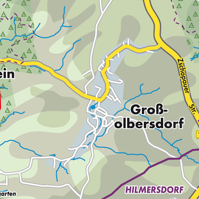Übersichtsplan Großolbersdorf