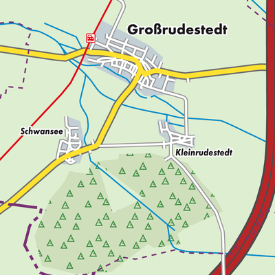 Übersichtsplan Großrudestedt