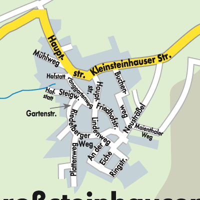 Stadtplan Großsteinhausen