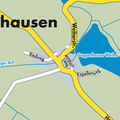 Stadtplan Guggenhausen
