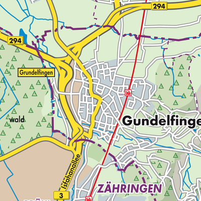 Übersichtsplan Gundelfingen