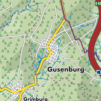 Übersichtsplan Gusenburg