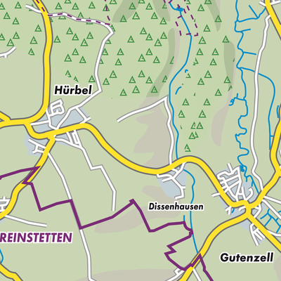 Übersichtsplan Gutenzell-Hürbel