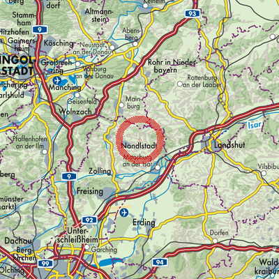 Landkarte Hörgertshausen