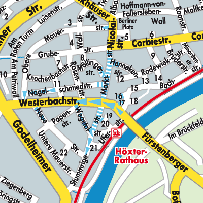 Stadtplan Höxter
