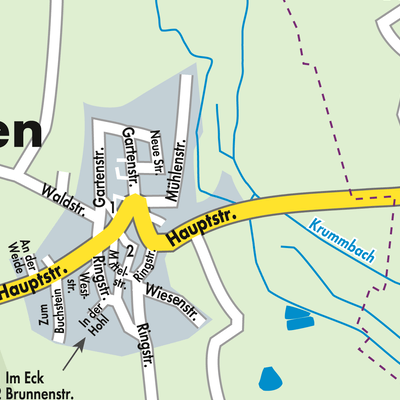 Stadtplan Hüblingen
