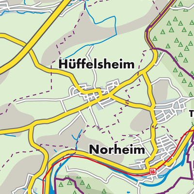 Übersichtsplan Hüffelsheim