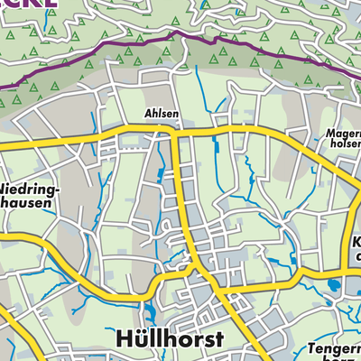Übersichtsplan Hüllhorst