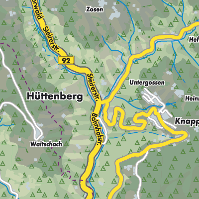 Übersichtsplan Hüttenberg