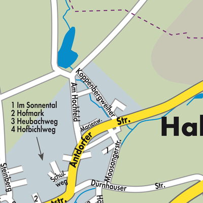 Stadtplan Habach