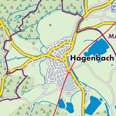 Übersichtsplan Hagenbach