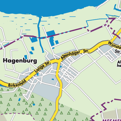 Übersichtsplan Hagenburg