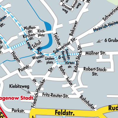 Stadtplan Hagenow