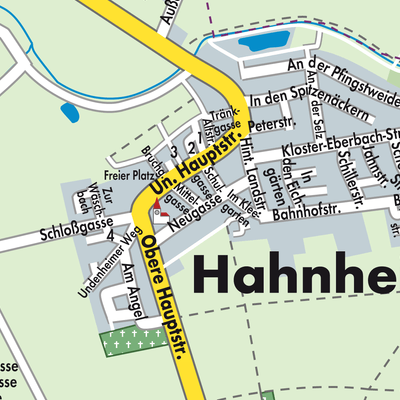 Stadtplan Hahnheim