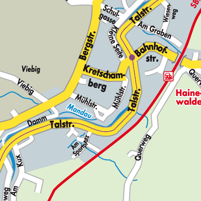 Stadtplan Hainewalde