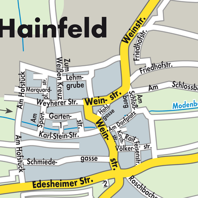 Stadtplan Hainfeld
