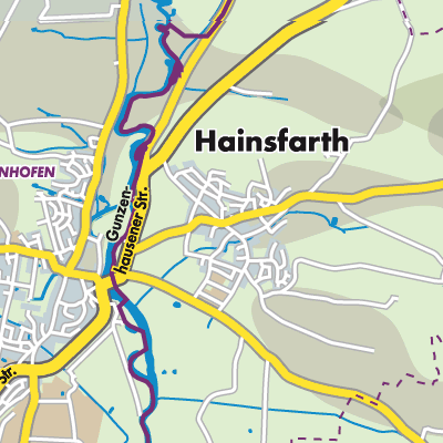 Übersichtsplan Hainsfarth
