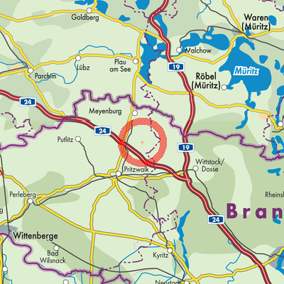 Landkarte Halenbeck-Rohlsdorf