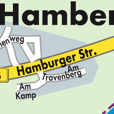 Stadtplan Hamberge