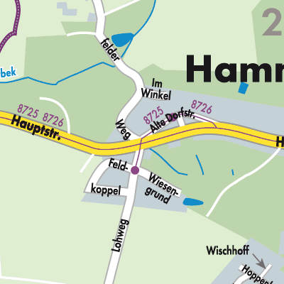 Stadtplan Hammoor