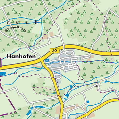 Übersichtsplan Hanhofen