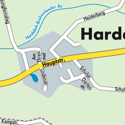 Stadtplan Hardebek