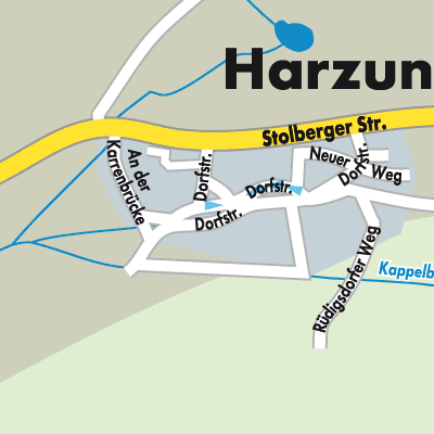 Stadtplan Harzungen