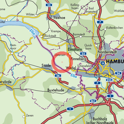 Landkarte Haseldorf