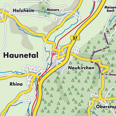 Übersichtsplan Haunetal