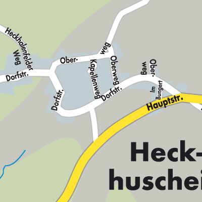 Stadtplan Heckhuscheid