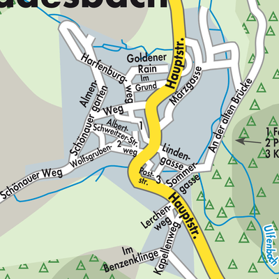 Stadtplan Heddesbach