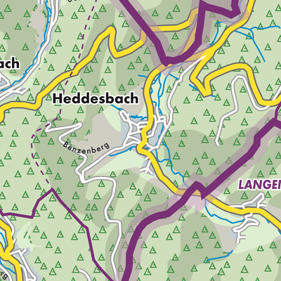 Übersichtsplan Heddesbach