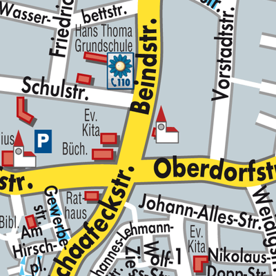 Stadtplan Heddesheim