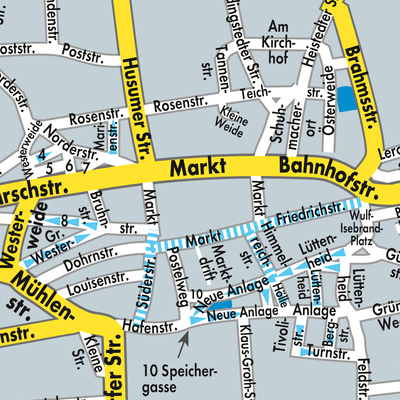 Stadtplan Heide